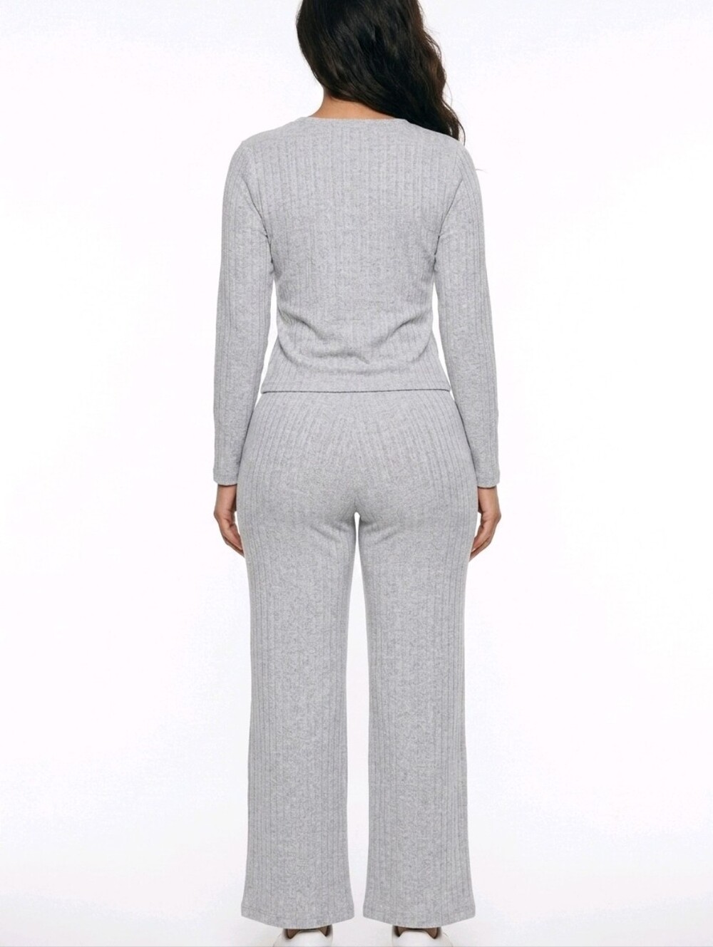 Latte Love Long Sleeve Top and Wide Leg Pant - Picture 3 of 10